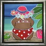 Dikke dame op het strand 2 Dikke dame op het strand 2