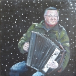Russische Accordeonist Russische Accordeonist
