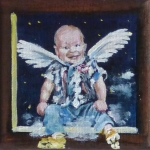 Baby in de wolken Baby in de wolken