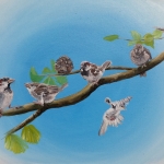 Seven little sparrows Seven little sparrows