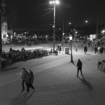 Amsterdam, Waterlooplein bij avond Amsterdam, Waterlooplein bij avond