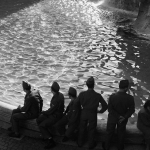 Militairen bij de Trevi-fontijn 1962