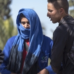 Jongen met hoofddoek - Marokko Jongen met hoofddoek - Marokko