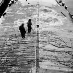 Mannen aan dek van schip - Graanoverslag Amsterdam Mannen aan dek van schip - Graanoverslag Amsterdam