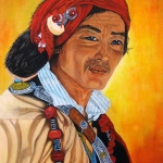 Tibetaanse man Tibetaanse man