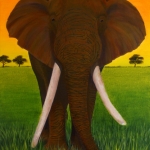 SUNSET ELEPHANT