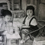 Hanoi kids. Hanoi kids.