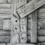 Detail of barn. Detail of barn.