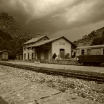 station Entreveaux station Entreveaux