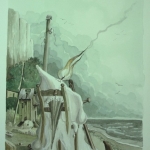 Strandscene. Strandscene.