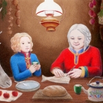 Gerda and the Lapp woman Gerda and the Lapp woman