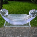 Tweekoppige transparant Tweekoppige transparant