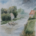 bruggetje in dorp bruggetje in dorp