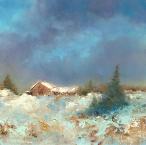 Diverse winterlandschappen. Vrijwel allen geschilderd uit de verbeelding, hoofdzakelijk geinspireerd door de polders van Midden Delfland.