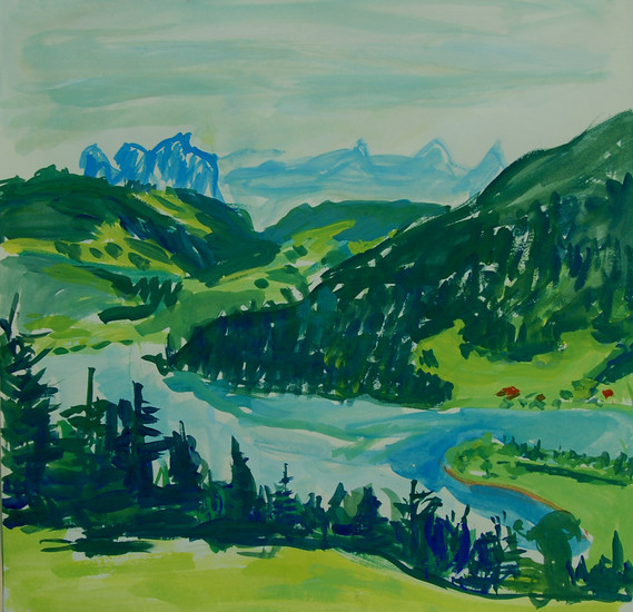 Ägerisee met Mythen