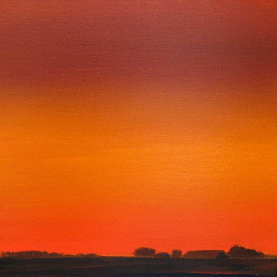 avondrood in Zeeland