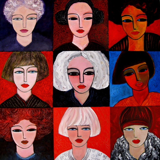 9 Females