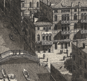 Imaginaire stadslandschappen gebaseerd op echte steden zoals Londen, Rome, New York, Praag en vele anderen.