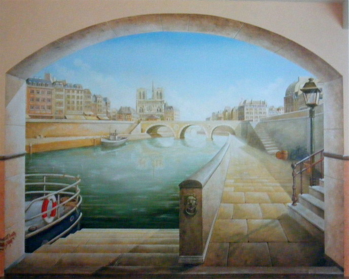 Gezicht op de Seine