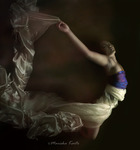 Photographic paintings inspired by the old masters (baroque and renaissance). In this project its about mythological muses and fresco's.