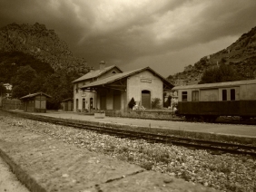 station Entreveaux station Entreveaux