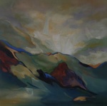Koop het werk Paisaje 1 Abstract van Gilbert Swiggers 