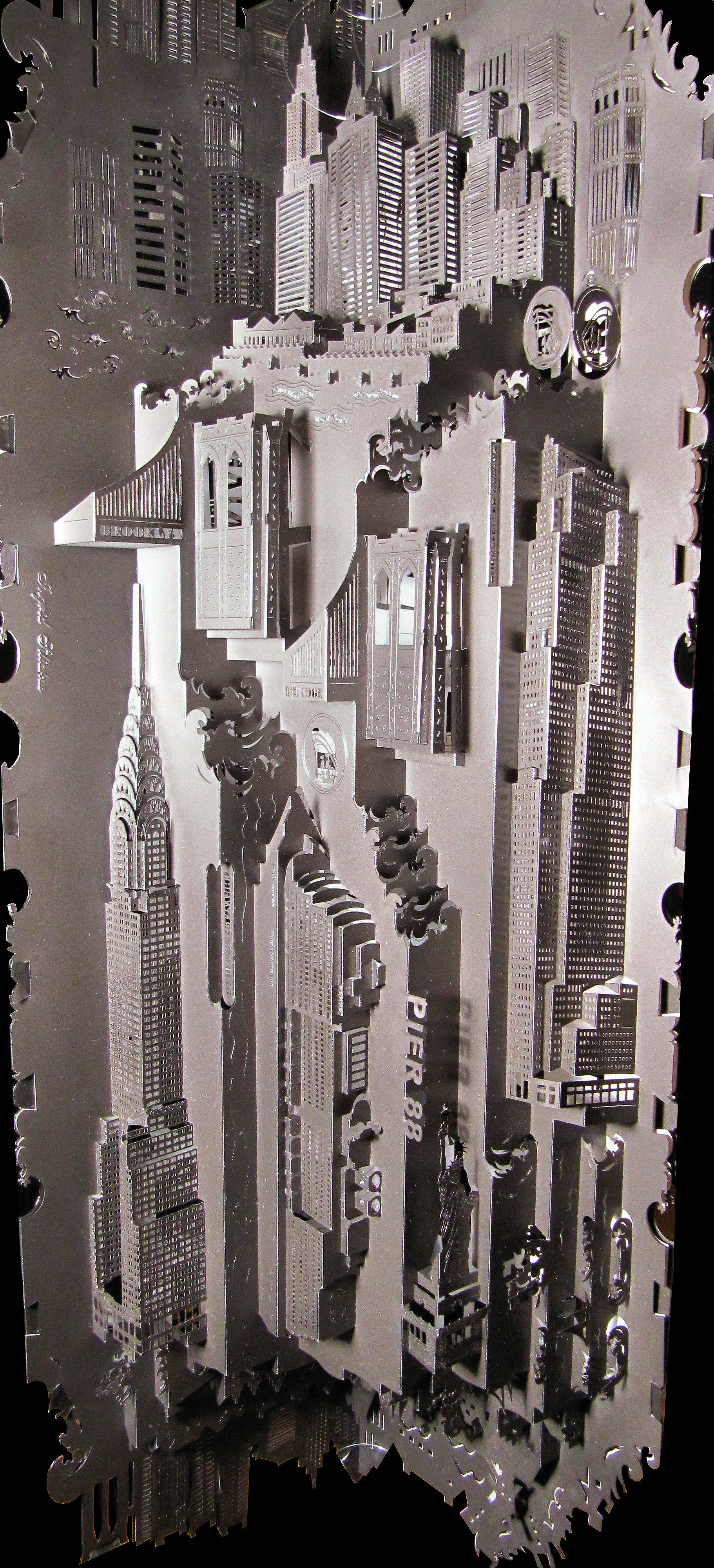 Another view on one of the sides of the light grey version for 'Nieuw Amsterdam'.