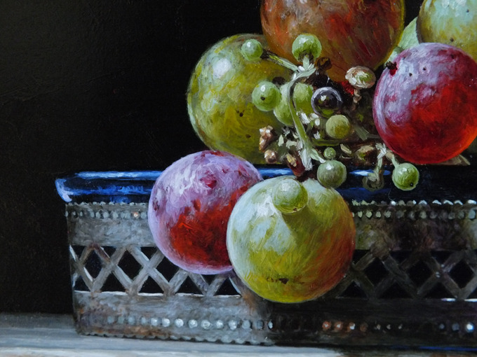 Detail van wilde druiven