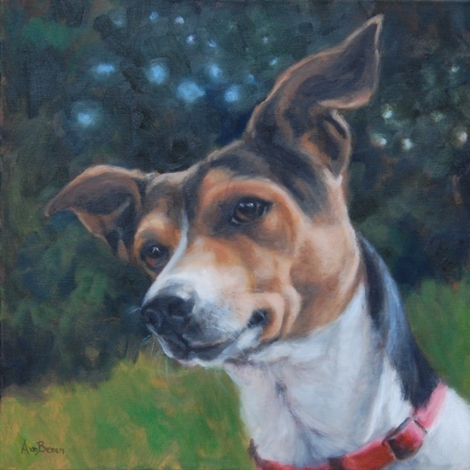 PORTRET VAN HOND BOBBIE