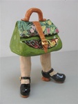 Werk speciaal gemaakt voor de tentoonstelling fanTAStisch.De tas als kunstobject.